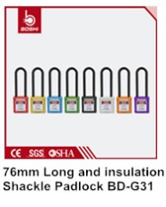 λουκέτο ασφάλειας δεσμών 4mm DiaThin για βιομηχανικό