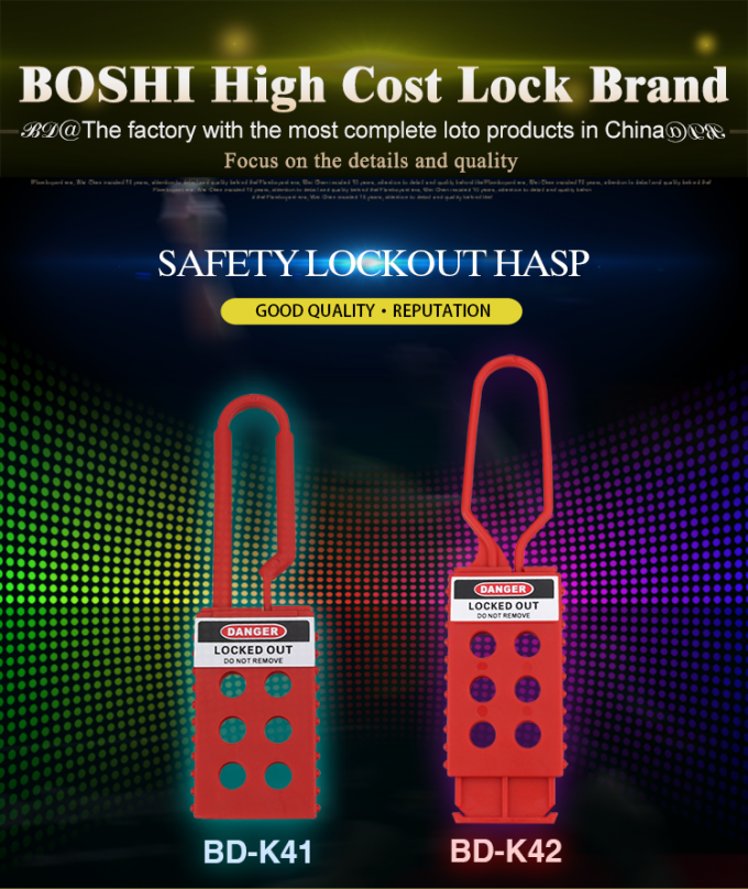 Κλειδαριά Hasp ανταπεργίας για την ασφάλεια διηλεκτρική και πλαστική